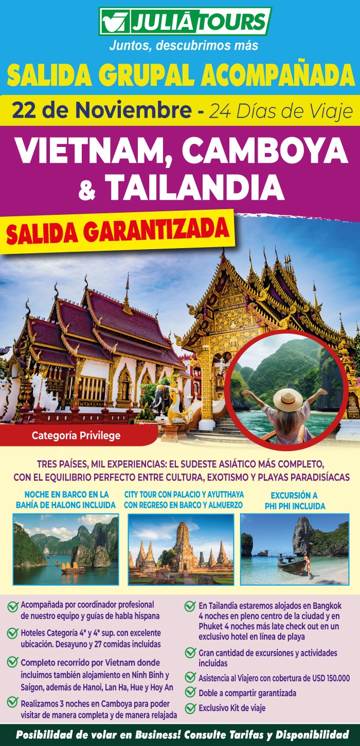 Salida Grupal Vietnam Camboya Y Tailandia 22 De Noviembre