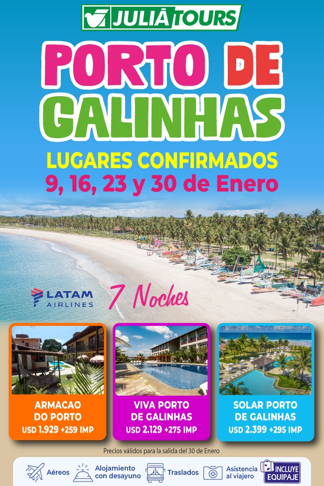 Porto De Galinhas Enero 2027 Lugares Confirmados Con Latam
