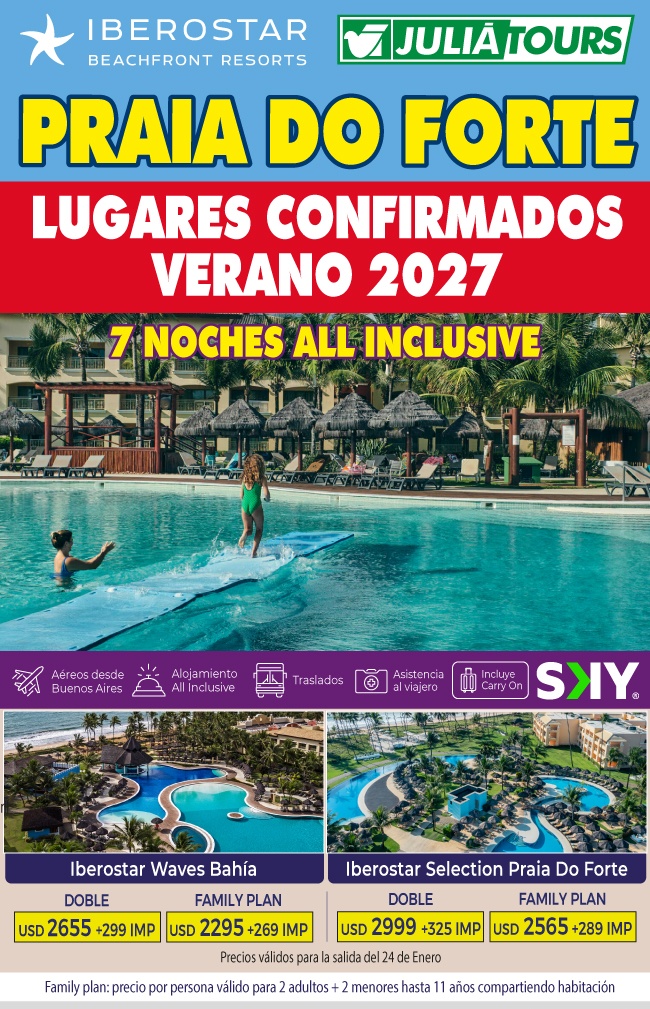 Praia Do Forte Con Sky Lugares Confirmados Verano 2027