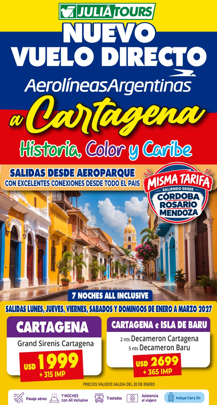 Vuelo Directo A Cartagena Nuevo Destino Con Ar