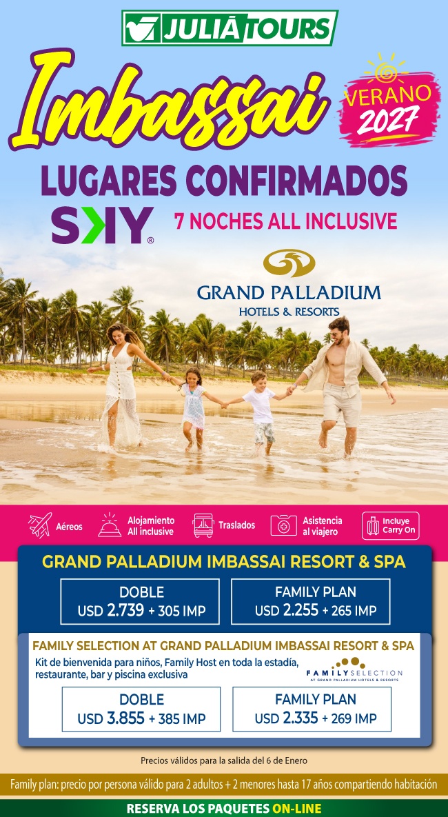 Disfruta Imbassai Con Palladium Verano 2027 Lugares Confirmados Con Sk