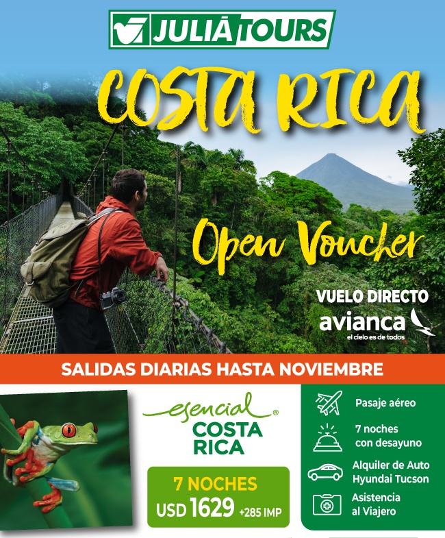 Costa Rica Open Voucher Con Avianca