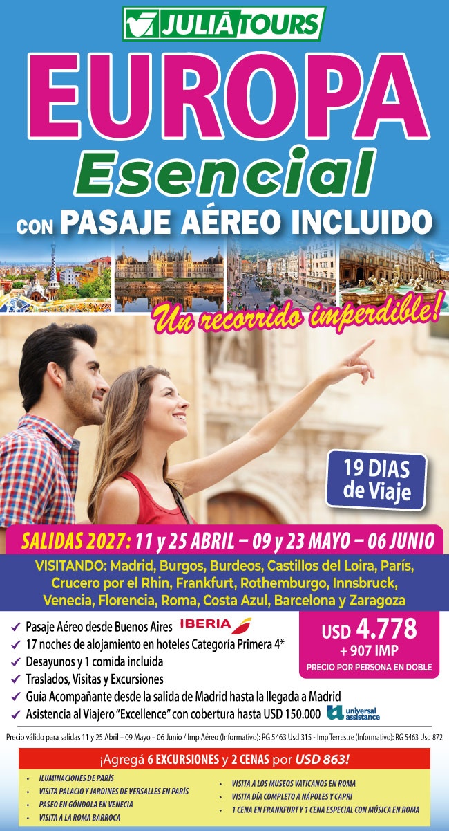 Europa Esencial 19 Dias Con Aereo Ib Incluido