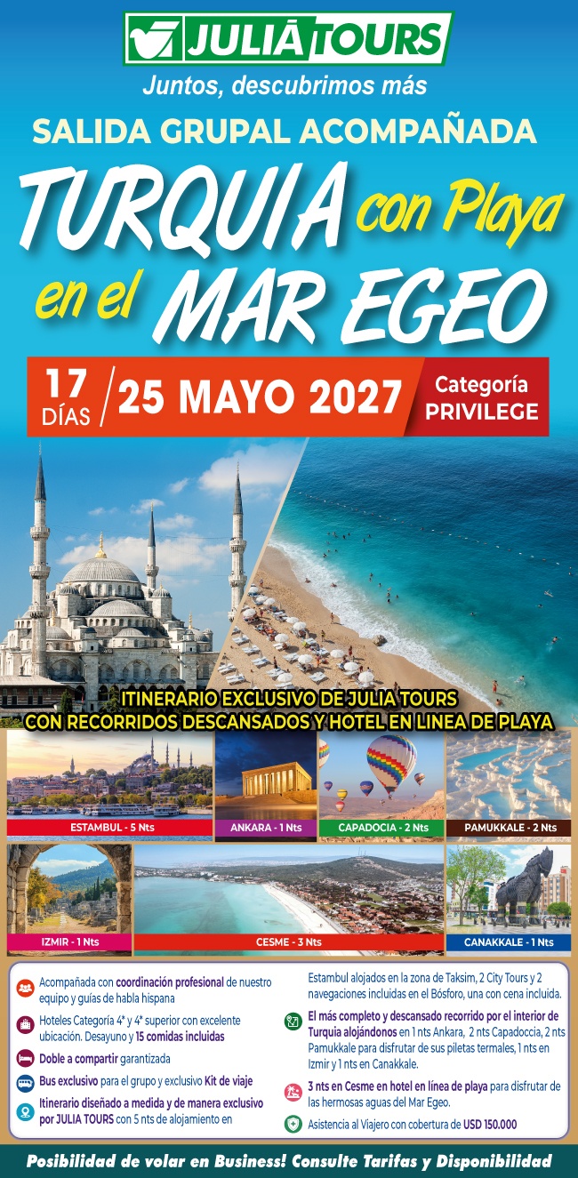 Turquia Con Playa En El Mar Egeo Salida Grupal Acompanada 25 De Mayo 2
